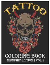 Tattoo Coloring Book Midnight Edition