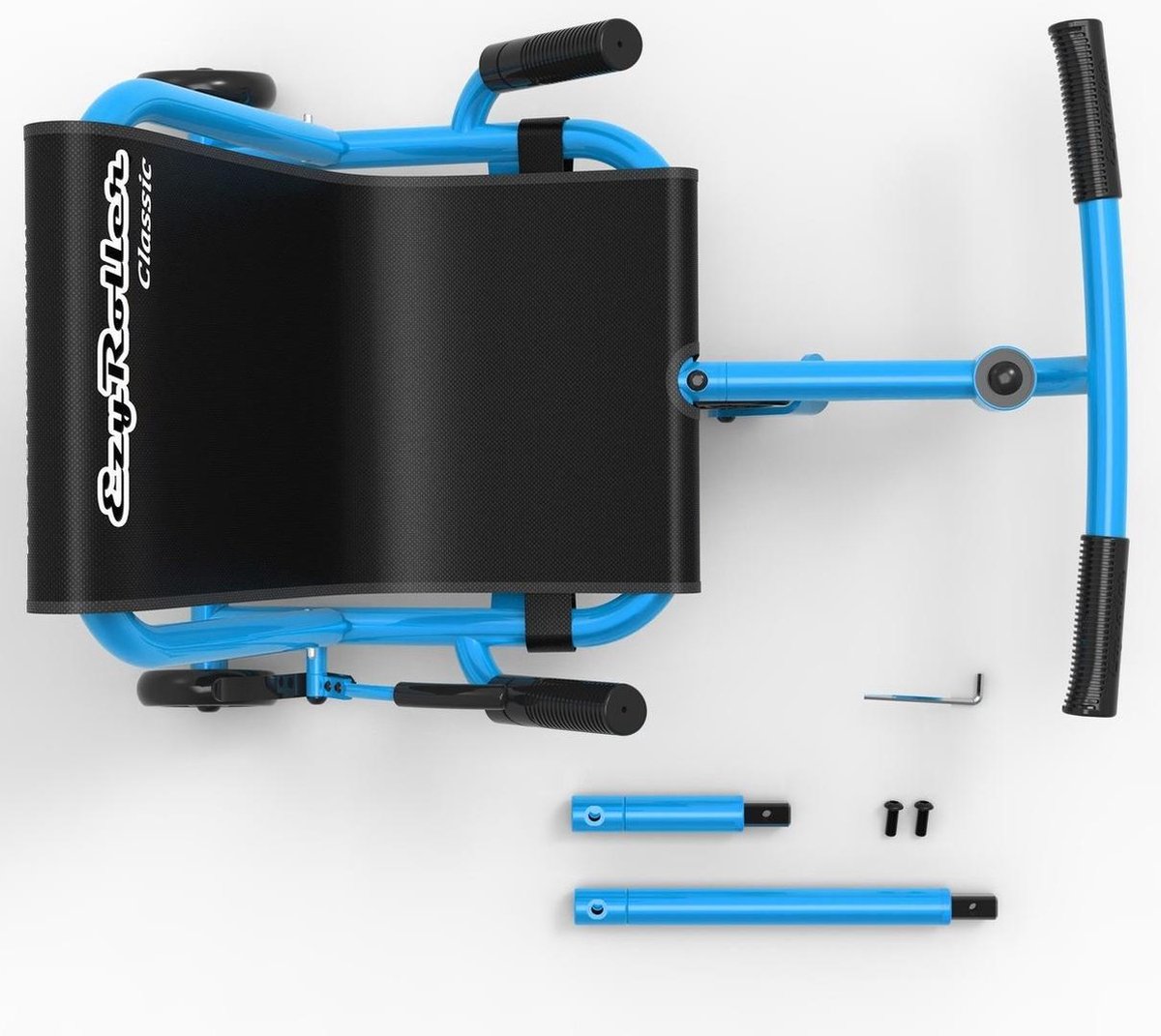 EzyRoller Classic skelter - Waveroller voor kinderen 4 tot 14 jaar of 99 tot 137 cm - Verstelbare driewieler - Blauw — afbeelding 2