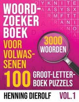 Woordzoeker Boek voor Volwassenen - 100 Groot-Letterboek Puzzels - 3000 Woorden