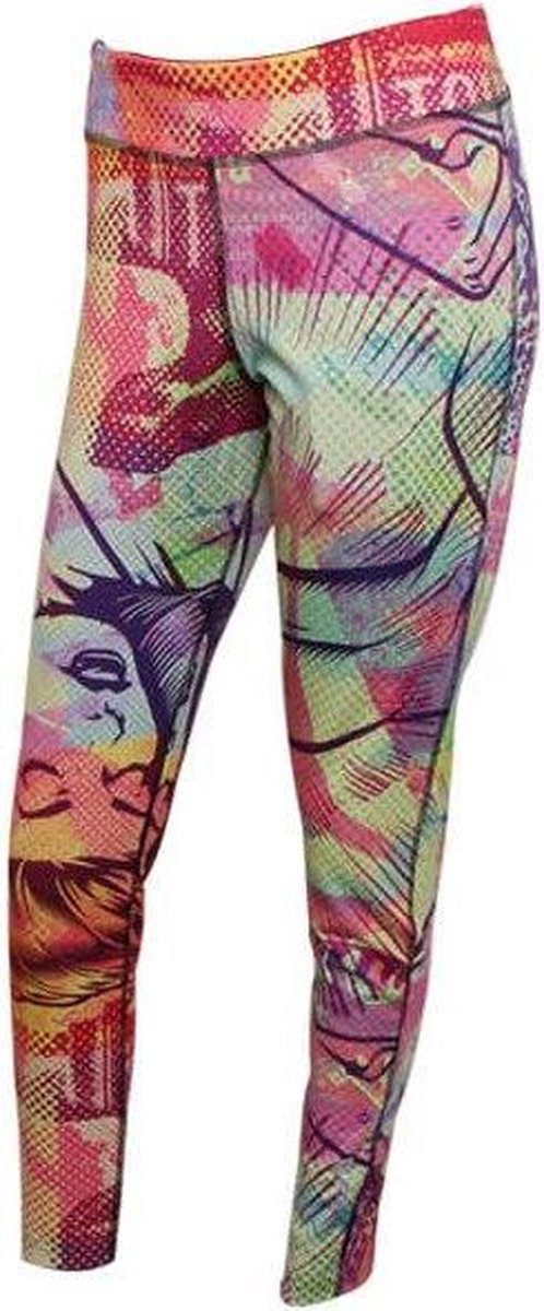 Reebok Sportlegging Dames Comics Multicolor