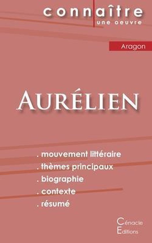 Fiche de lecture Aurélien de Louis Aragon (Analyse littéra ... - cover