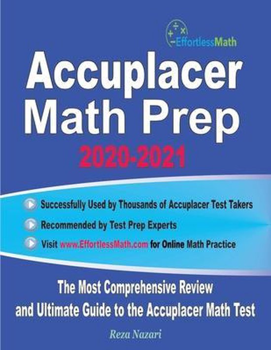 Accuplacer Math Prep 2020-2021 - cover