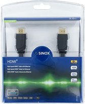 Sinox Plus -4K60Hz HDMI kabel met Ethernet en HDR - HDMI versie 2.0b - 5 meter