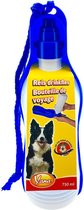 Draagbare hondendrinkfles -  Fles met drinkbak voor honden 750 ml