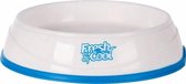 Koelende Voer/Waterbak Fresh & Cool 0,25 l Kleur: wit/blauw ø 17 cm
