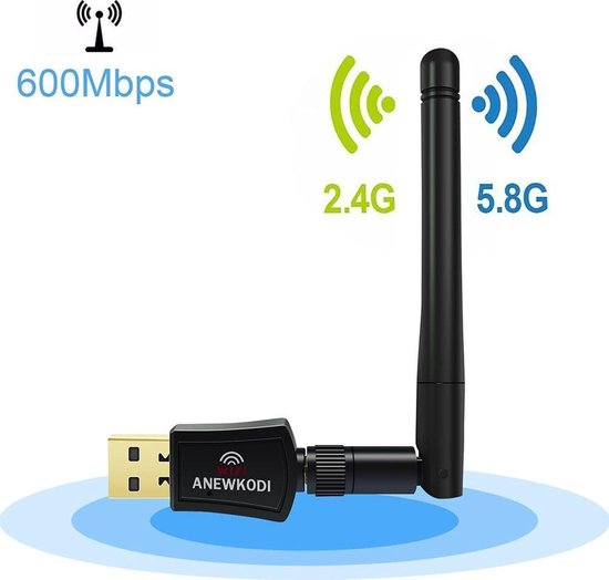 Wifi Dongle USB Wifi-adapter - USB 3.0 - 5dBi-antenne