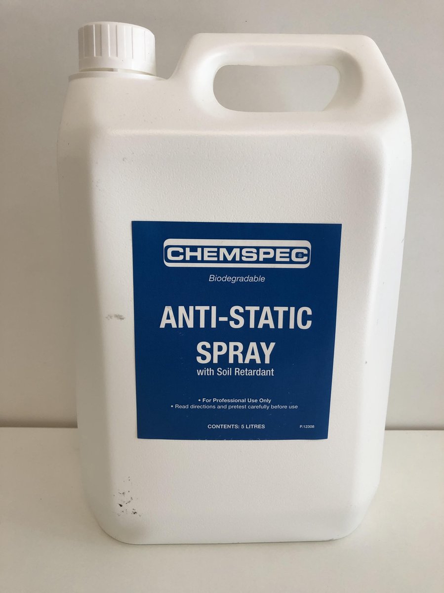 Chemspec Anti Static spray: Voor het anti statisch maken van tapijt na een  grondige... | bol.com