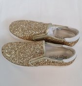 Glitter Platino Sneakers van Miss Grant Maat 38