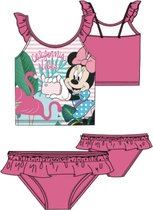 Minnie Mouse flamingo bikini - roos - maat 110 / 5 jaar