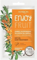 Marion Enjoy Fruit Hot oil hair treatment,  hete olie haar behandeling,  haar masker, haar versterking, 98% natuurlijke ingrediënten, vegan, niet getest op dieren,  20ml