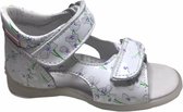 Kickers velcro bloemen sandaal jul wit silver mt 22