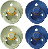 BIBS Fopspeen - Maat 2 (6-18 maanden) - 4 stuks - Sage en Midnight