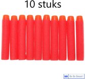 Universele pijltjes | geschikt voor nerf-n-strike speelgoedblasters | 10 stuks | rood