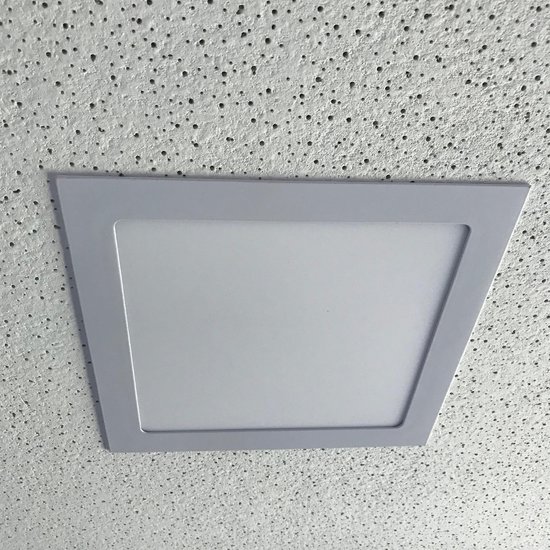 Verschuiving US dollar Thespian LED plafond lamp 18 W - Energy saving LED panel light - Inbouw paneel - LED  downlight... | bol.com