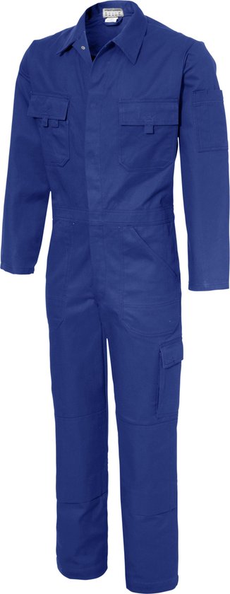 Ultimate Workwear - Standaard Overall BASEL - katoen 100% - 320gr/m2 - Blauw (Kobalt/Royal Blue)