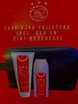 Luxe Ajax geschenkset Toilettas incl. deo en 2in1 douchegel