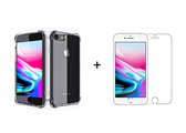 iPhone 7 hoesje shock proof case transparant - iPhone 8 hoesje - iPhone se 2020 hoesje hoesjes cover hoes - iphone se 3 (2022) hoesje hoesjes cover hoes - 1x iPhone 7/8/se 2020/se