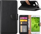Huawei P Smart - Bookcase Zwart - portemonee hoesje