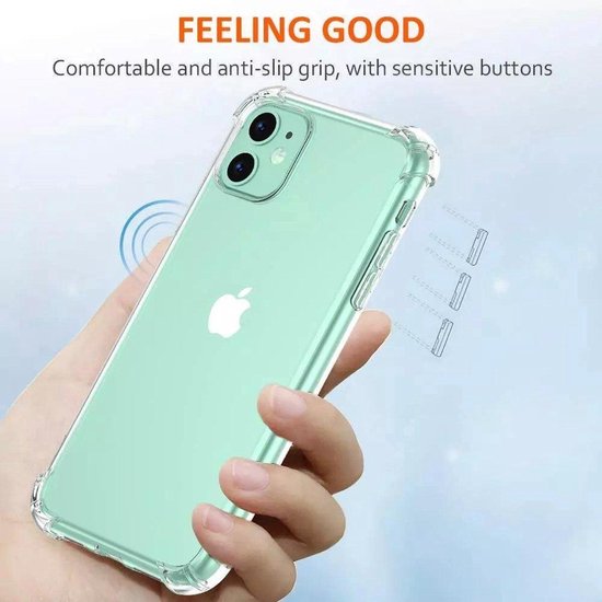 Coque Iphone 11 Pro Max Etui de protection en TPU transparent Solid antichoc  pour... | bol.com