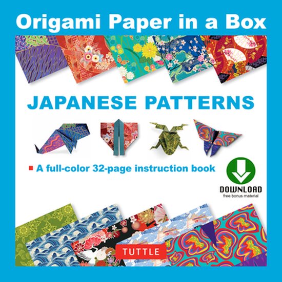 Origami Paper in a Box - Japanese Patterns - cover