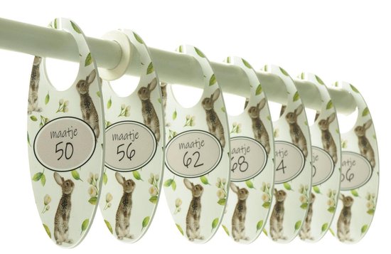 Onaroo – maathangers – baby accessoire – babykleding – organizer – maatlabels – ANNA