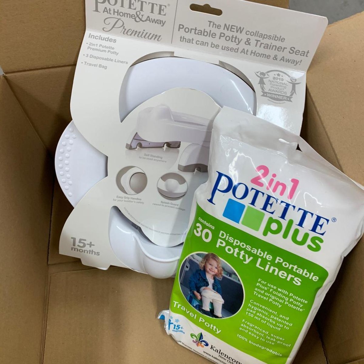Goedkoopste Potette Premium Voordeel-pack - Reispotje - WHITE