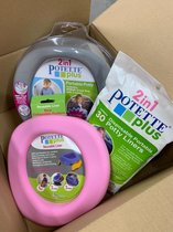 PotettePlus Voordeelpak  - Reispotje - Grijs/Roze