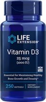 Vitamine D3 1000 IU (250 gelcapsules) - Life Extension