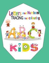 letters and numbers tracing and colouring