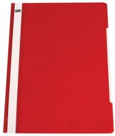 Staples Premium Snelhechtmap A4, PVC, 30 vel, Rood (pak 25 stuks)