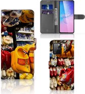 Magnet Case Geschikt voor Samsung S10 Lite Telefoonhoesje Klompen