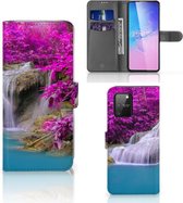 Wallet Bookcase Geschikt voor Samsung S10 Lite Telefoonhoesje Waterval