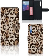 Book Cover Xiaomi Mi 9 Smartphone Hoesje Leopard