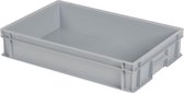 Stapelbak - Opbergbox - 600x400xH120mm - grijs