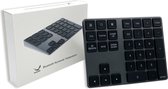 Numeriek Toetsenbord met Bluetooth - Numpad - Draadloos - Klavier - Oplaadbaar - Aluminium - Compact - 34 Toetsen - Zwart - Ideaal Voor Boekhouding