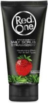 Redone Red One Scrub Strawberry - aardbei scrub - red ome- gezicht en lichaam -