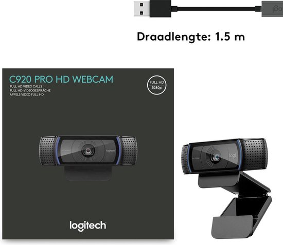 Bol Com Logitech C9 Hd Pro Webcam