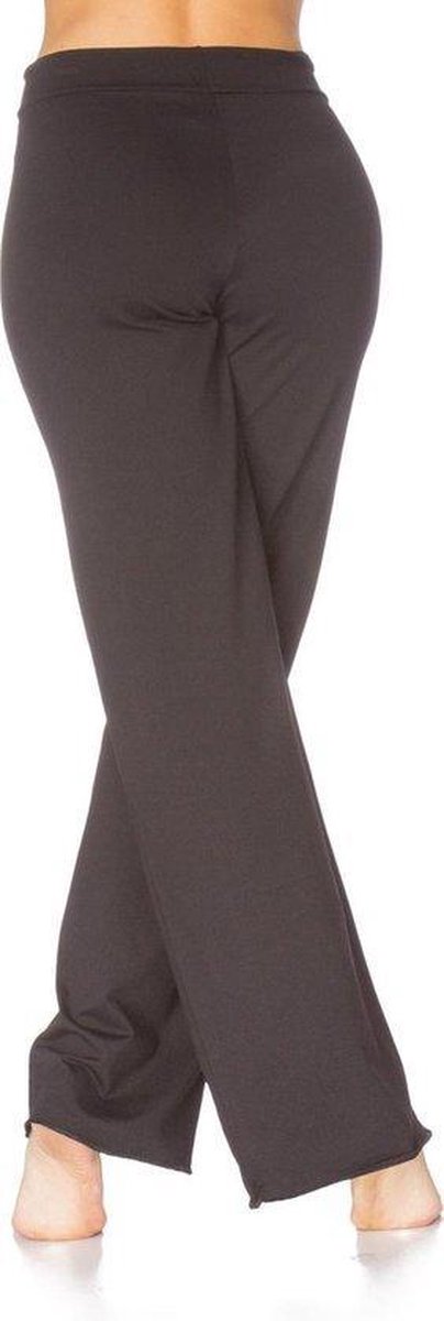 Papillon Dans Broek met Wijde Pijp - Danskleding Dames - Zumba Kleding - Supplex - Zwart - M — afbeelding 2