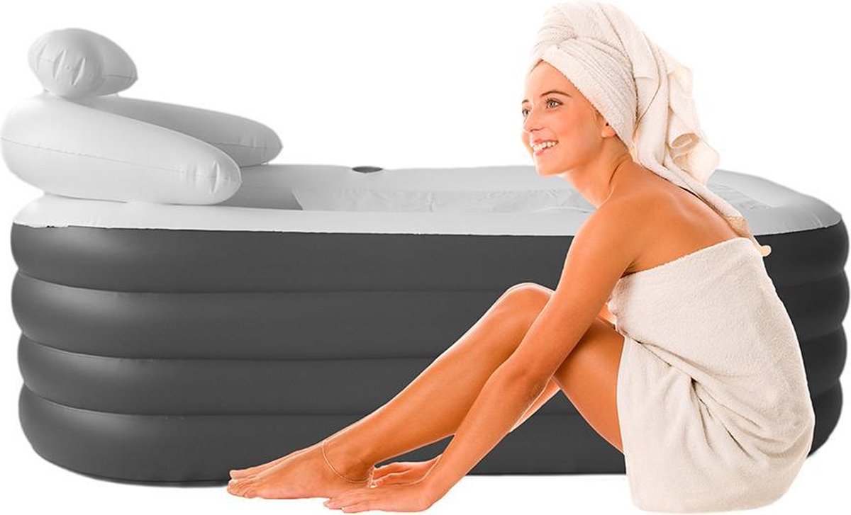 Opblaasbare badkuip - Ligbad - Zitbad - Opvouwbaar bad - Inflatable Bath  Bucket -... | bol.com
