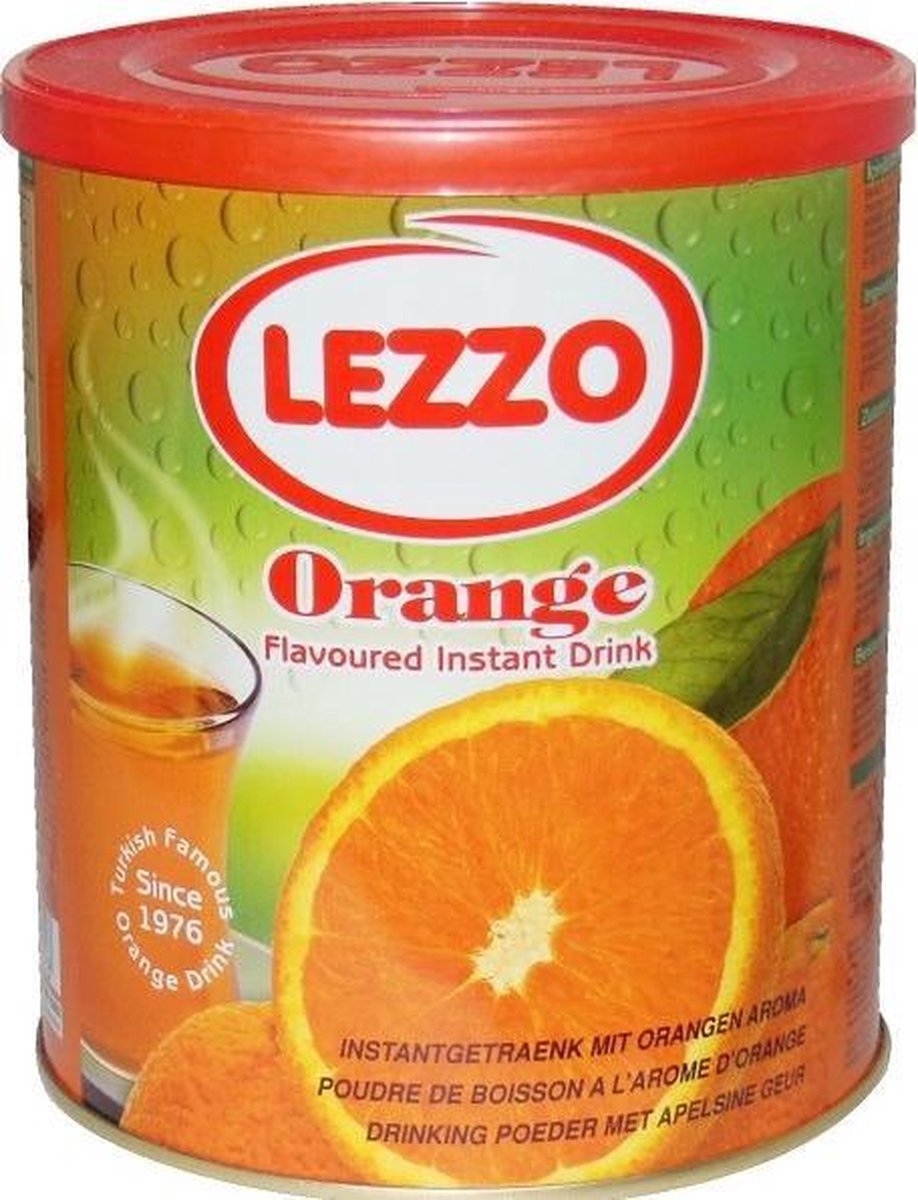 Lezzo Turkse sinaasappelthee - oplosthee koud of warm te drinken - 700 gram