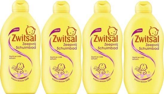 Verlichten nabootsen streep Zwitsal Baby Schuimbad Zeepvrij 4 x 200 ml Voordeelverpakking | bol.com