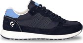 Q1905-Quick Heren Sneaker Voorschoten - Donkerblauw/Lichtblauw