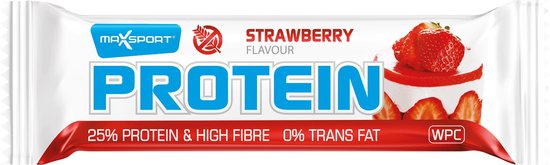 Maxsport Proteine Bar Strawberry 60g — afbeelding 3