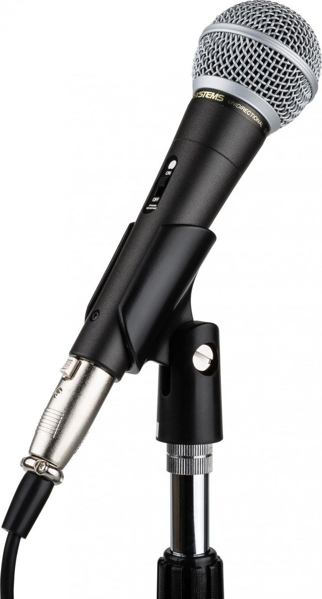 Vonyx DM58 - Microphone dynamique professionnel avec cordon de 5 mètres -  Noir