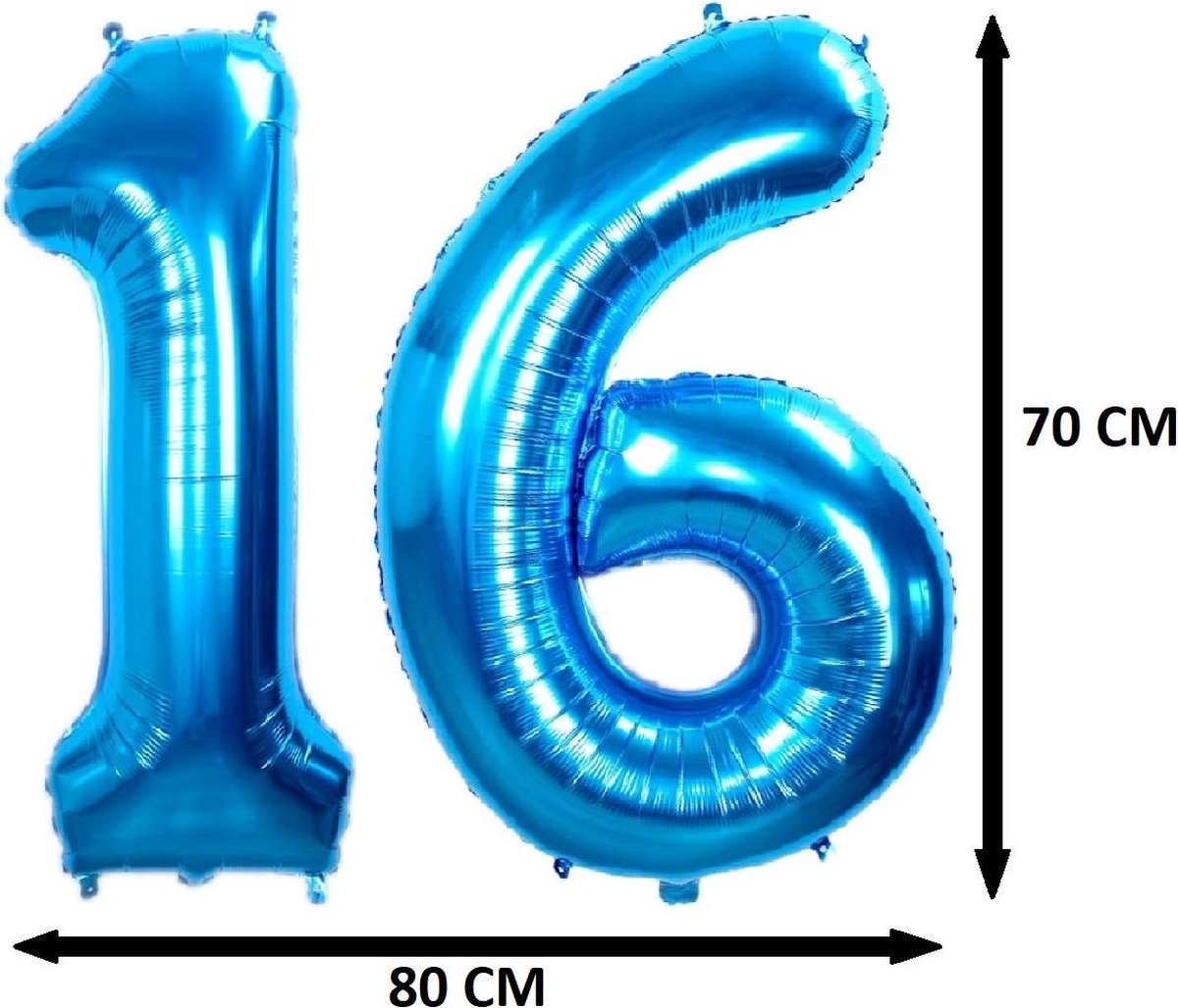 Ballon en aluminium numéro 3 ans Ballon d'anniversaire bleu avec paille à  boire