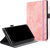 Alcatel tablet hoes - 7 inch - Universele tablet hoes - Wallet Book Case - Roze