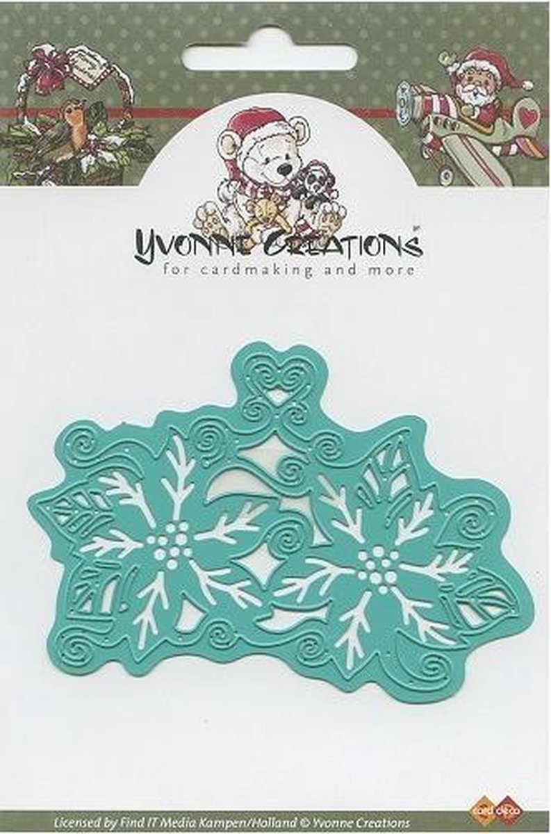 Die - CDD10002 Yvonne Creations Kerstbloemen