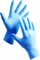 Zarys Nitril handschoenen - poedervrij - blauw - maat M - 100 stuks