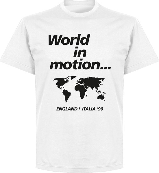 T-shirt World In Motion - Blanc - 5XL