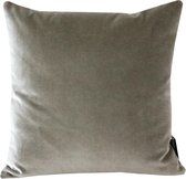 Home Junky - sierkussen Velours - Grijs - 45x45 cm